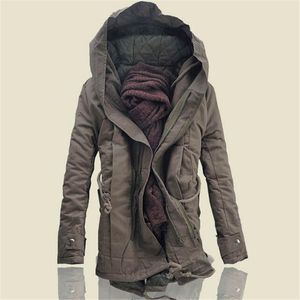Tang cool 2018 mode hiver chaud coréen hommes parka manteau hommes veste à capuche manteaux décontracté épais coton rembourré parkas 6XL