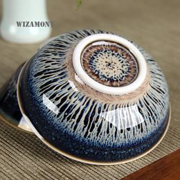 Tang Hotwizamony Nieuwe 1pcs Jingdezhen Heaven Eyes Thee Rood Glazuur Chinees Porselein Traditionele Vaardigheid Zachte Theekopje Thee Set Kom