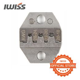 Tang IWISS – jeux de matrices de découpe d'électrodes métalliques, pour pince à sertir SN2549/SN48B/SN28B/SN05B/SN2546B/SN58B, outils de sertissage manuels