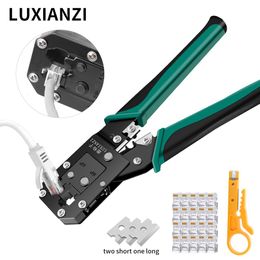 Tang LUXIANZI RJ45 outil de sertissage réseau pince à sertir professionnel décapant coupe outil de sertissage pince pince pour 6P 8P RJ11/RJ12 RJ45