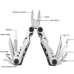 Tang Mini Cable Cable Stripper Fold Fread Cutter Multitool Multifinection Multi Tool Flippe Multipurpose Outdoor Survive Repair Pocket