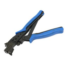 Tang Herramienta de producción especial Agua de alambre Cable Cable Primper para adaptadores de conectores F/BNC/RCA regalo para trabajos de bricolaje amigos