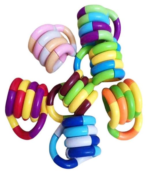 Jouets enchevêtrements, thérapie relaxante, soulagement du Stress, jouet d'enroulement, décompression, outils éducatifs d'imagination du cerveau pour se concentrer 9818028