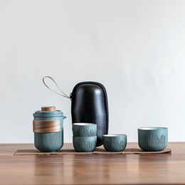 Tangpin verte en céramique tasses thé