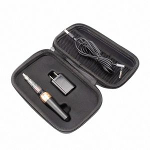 Tangse Tattoo Machine Pen Kits Dermografo para cejas Labios Microblading Motor silencioso Maquillaje permanente PMU Pequeño tatuaje con aguja e44P #