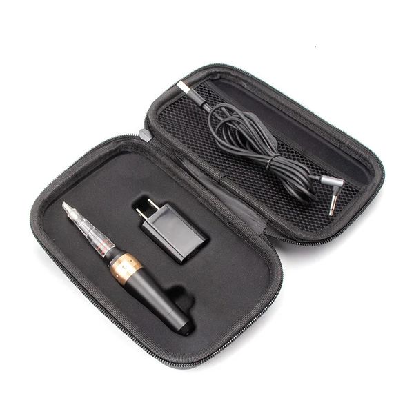 Tangse Tattoo Machine Pen kits Dermografo para cejas Labios Microblading Motor silencioso Maquillaje permanente PMU Pequeño tatuaje con aguja240129