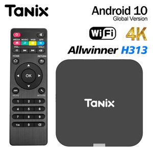 Tanix Android 10 TV Box 2.4g WiFi 4K Global Media Player TX1 2 Go 16 Go