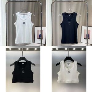 Tank E Vest Top Femme Summer Slim Knits Top Tee Sans manches manches Sports Breatchs Sports Tank Tank Womens Designer Clothing Tops Vêtements S S