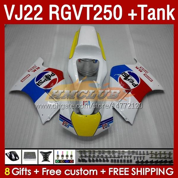 Fairings de tanque para Suzuki RGVT250 VJ 22 RGV RGVT 250 CC RGVT-250 160No.70 RGV250 SAPC VJ22 90 91 92 1993 1995 1996 RGV-250 1990 1991 1992 93 94 95 96 OEM Fairings