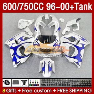 Tankbeurten voor Suzuki Srad GSXR600 GSXR 750 600 cc 1996-2000 156No.139 GSXR-600 GSXR750 750cc 1996 1997 1998 1999 2000 GSX-R750 600CC 96 97 98 99 00 Fairing Blue Flames