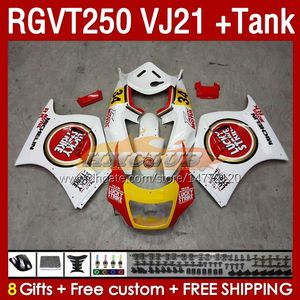 Tank Fairings-kit voor Suzuki RGV250 VJ21 SAPC RGV-250CC RGVT-250 1988 1989 Bodyworks 159No.71 RGV-250 RGVT250 88 89 RGVT RGV 250CC 250 CC 88-89 Fairing Kit Lucky White White Witte Witte Witte Witte Kit Lucky White Witte Witte Kit Lucky White Witte Witte Witte Wit