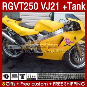 Tank Fairings-kit voor Suzuki SAPC RGVT250 RGV-250CC 1988-1989 BODYS 159NO.104 RGV-250 RGV250 VJ21 RGVT-250 1988 1989 1989 RGVT RGV 250CC 250 CC 88 89 ABS GEL GOELE ALBOORDELIJK