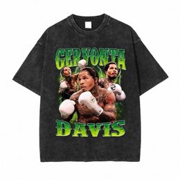 Tank Gervta Davis T-shirts Vintage Wed Ali Jr T-shirt surdimensionné surdimensionné Boxing Champi Tshirt Tops Tees Men Cott Y4L6 #