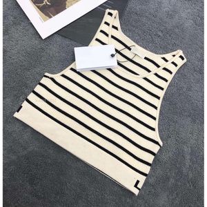 Camiseta de diseñador de camiseta de tanque Carta blanca negra Summer manga corta Damas Tamaño de ropa S-L Camis Tops Femme