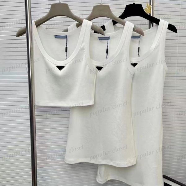 Débardeur Gilet Collection Femmes Gilet Jupe Robe Longue Moyenne Courte Designers Lettre Triangle Sans Manches Blouse Tops Qualité