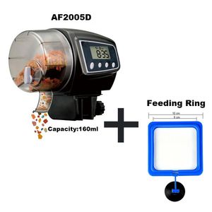 Tanques Alimentador automático de peces ajustable para acuario pecera Digital LCD alimentadores automáticos con temporizador alimentación de mascotas