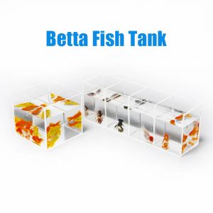 Tanks Kleine Betta Aparte Aquarium Acryl Ultrawit Aquarium Vis Open Desktop Rechthoekig Plexiglas Aquarium Schildpad Tank