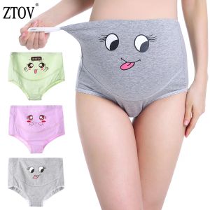 Tanks ZTOV 3PCS/Lot katoen Zwangerschap slipjes Hoge taille Zwangere vrouwen ondergoed Zwangerschapsondergoed Zwangerschapsbriefjes Vrouwen Kleding XL