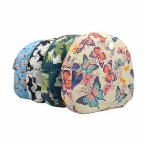 Tanqu Nouveau tissu sergé composite floral doublure intérieure imperméable insérer une poche à glissière pour O bag Obag mo light pour O mo light 44Ei #