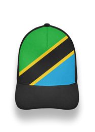 TANZANIE mâle jeunesse bricolage personnalisé nom numéro garçon chapeau nation drapeau tz tanzanien pays imprimer po texte baseball cap7066089