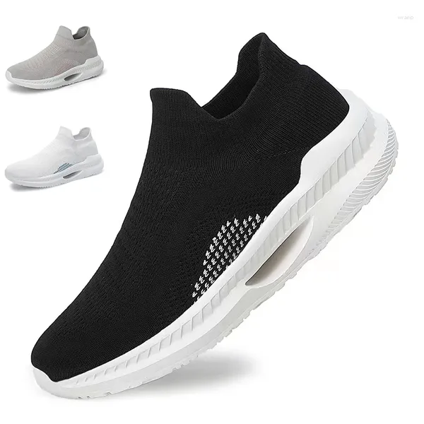 Taobo Chaussures 2024 Walking 658 Unisexe Flying Woven Spirable Slip-On Elastic chaussettes sportives décontractées Sweetle Running Running Swneakers 5