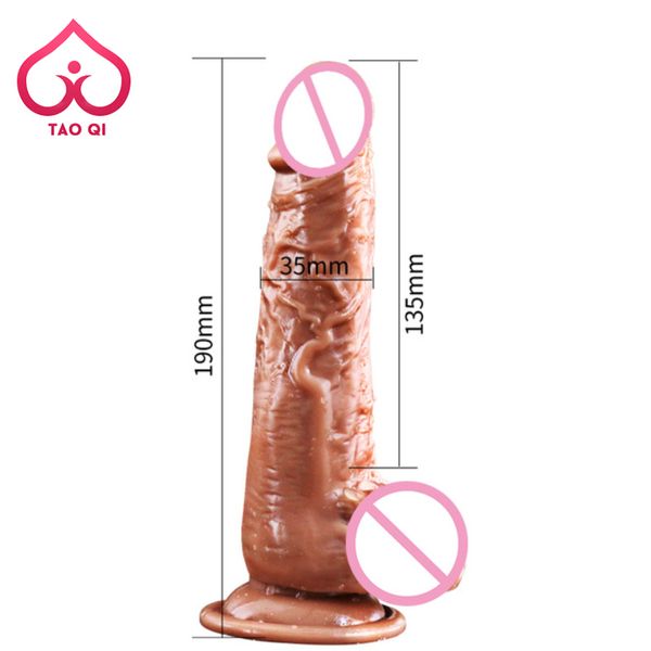 TAOQI télescopique poussée pénis gode automatique sexy Machine vibrateur chaleur adulte jouet pour femmes GSpot femme masseur