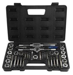 Appuyez et DIRE Set 40 pièces M3M12 Écrou de vis avec clés enfile de filetage Heavy Duty outils à main Sac de rangement8151152