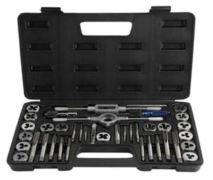 Appuyez et DIRE Set 40 pièces M3M12 Écrou de vis avec clés enfile de filetage Heavy Duty Fileting Mand Tools Sacs de rangement7224831