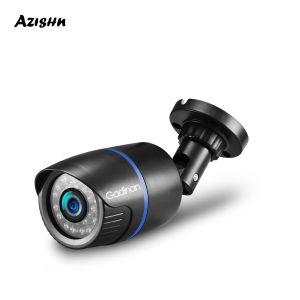 Tape Azishn Analog CCTV Camera 800TVL 1000TVL extérieur imperméable 3,6 mm IR Vision Night Vision Video Bullet Surveillance Plastic Camerie