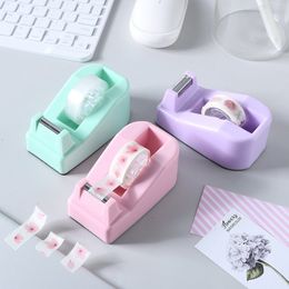 Tape Dispenser 1PCS 15CM Washi Speciale Cutter Zetel Praktische Transparante Plastic Lijm Kantoorbenodigdheden Briefpapier 230907