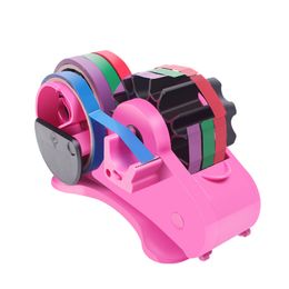 Tape Dispenser Meerdere rolwarmte Desk Tape Snijden Dispensers Kantoor Vaste lengte Cutter