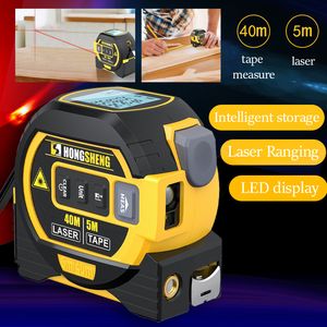 Ruban à mesurer 3 en 1 télémètre laser mesure infrarouge haute précision rétroéclairage distance mètre électronique croix ligne zone mesure règle 230227