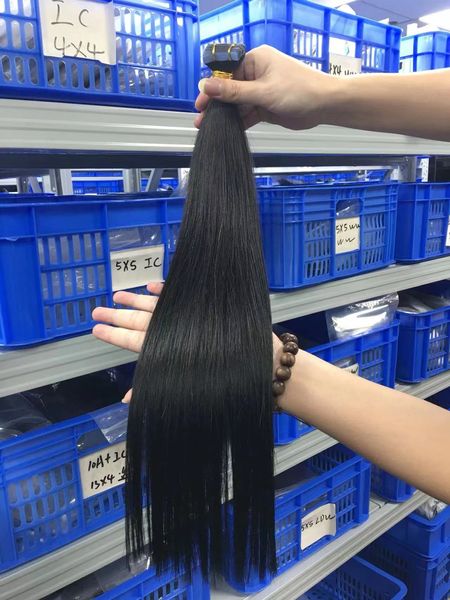 Pegamento recto de la PU del cabello humano de la Virgen de la cinta en la trama 50g una bolsa de la piel del pelo