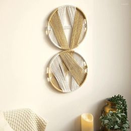 Tapisseries 2 pièces macramé tenture murale capteur de rêves avec bambou Boho décor esthétique décorations pour la maison chambre salon cadeau