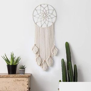 Tapestries 20 Styles Ins Style Home Tapestry Bohemian Handwoven Wall Hanging Rame Boho Decor Drop Delivery Garden Dhtv2