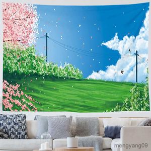 Tapestries Esthetische muur Tapijt Tapijt Wall Doek Decor Home Room Decor Tapijtwand Hangende meisje Slaapkamer Decor R230812