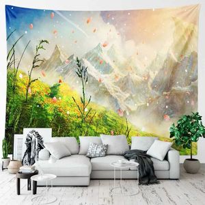 Tapisseries anime scène suspendue tissu kawaii chambre mural fond de caisse de maison décoration de chambre à coucher