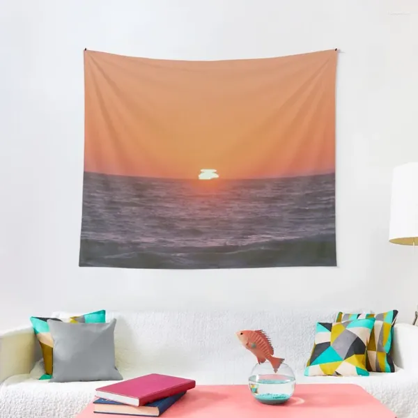 Tapisches Beach Sunset Tapestry Room Aesthetic Decor for Girls Decoration Home
