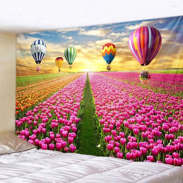 Tapisseries beaux jardin tapisserie paysage décoration décoration art mur suspendu chambre couverture hippie kawaii fond tissu