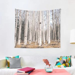 Tapestries Birch Forest Trees of Reason Tapestry Wall Decor