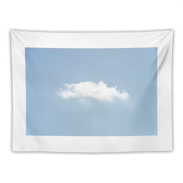 Tapisseries ciel bleu et un seul nuage, papier peint, décoration de maison, décoration de salle, esthétique
