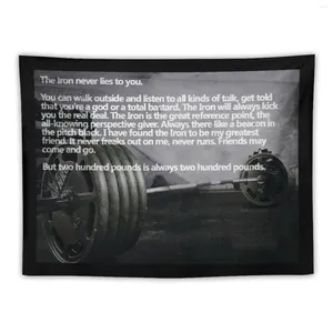 Tapisseries Bodybuilding Fitness Workout Inspirational Quote Tapestry Room Decor Cute Home Decoration Wall Articles