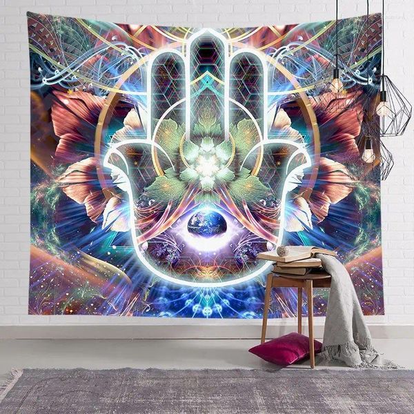 Tapisseries Boho inspiré tapisserie décor à la maison esthétique inde Mandala tenture murale pour salon chambre décoration