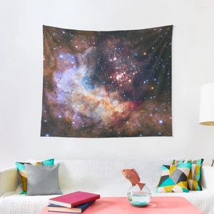 Tapisches Fireworks célestes / The Star Cluster Westerlund 2 In Milky Way Galaxy Tapestry Decoration Wall Room Aesthetic Anime Decor