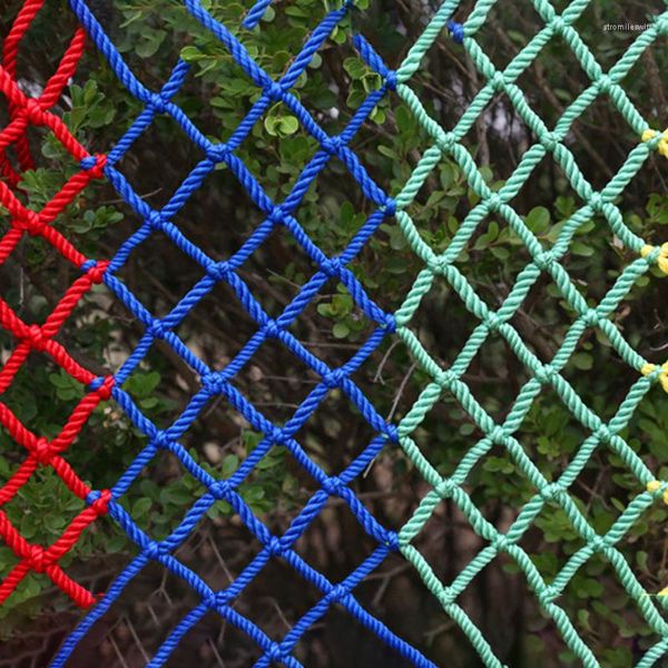 Tapices Red de seguridad para niños Hogar Balcón Escalera Barandilla Protector Juguete para mascotas Anti-caída Valla de poliéster resistente Jardín Enrejado Durable