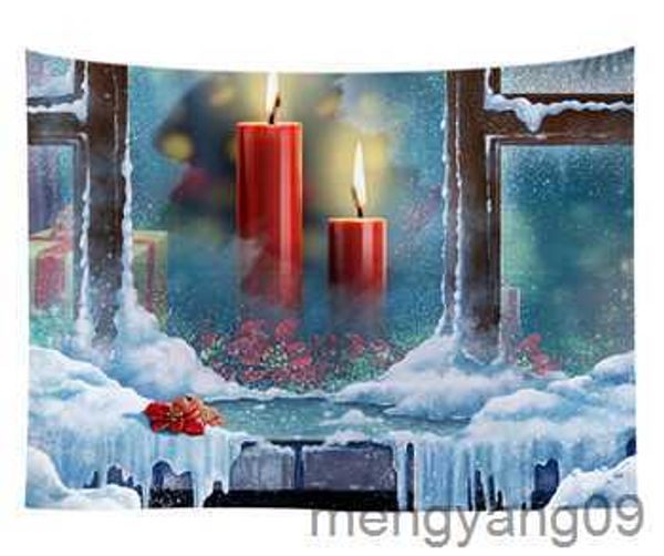 Tapisseries murs de Noël tapisserie de Noël imprimerie décor mural décor de fond de toile de fond décoration intérieure tapisserie r230811