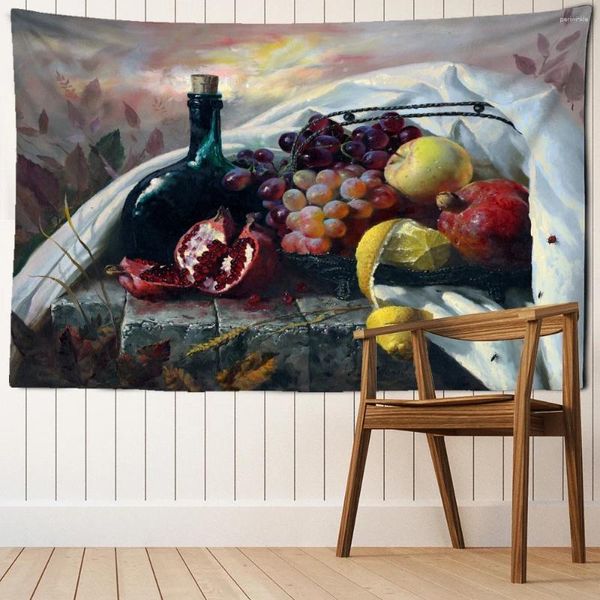 Tapisseries classiques mûres mamans de fruits peinture tapisserie mur suspendu tapz hippie art home salle décor de décoration