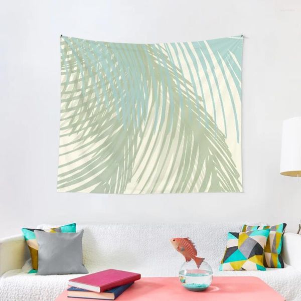 Tapisseries Coastal Palms Tapestry Mur anime décor de fonds d'écran Home Room Decoration Korean Style