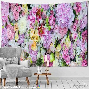 Wandtapijten Kleurrijke Bloemen Tapijt Muur Opknoping Kunst Natuur Landschap Esthetiek Kamer Home Decor R230710