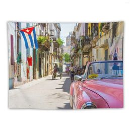 Tapisseries colorées Havana Street Tapestry Chambre Organisation et décor